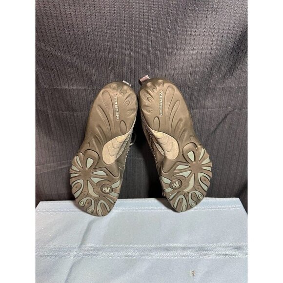 Merrell Black and Grey Lace Up Low Top Work Sneakers Size 10US 7.5UK used no box - Picture 5 of 6